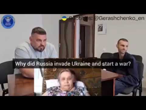 Russian woman denies war. Son got captured by Ukraine.