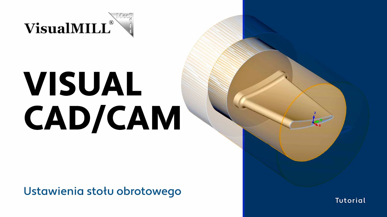Visual CAD/CAM | Ustawienia stołu obrotowego - YouTube