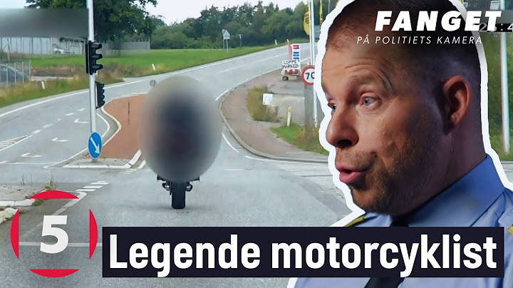 Motorcyklist tror vejen er hans legeplads! | Fanget På Politiets Kamera | Kanal 5 Danmark