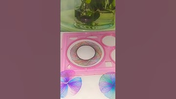 spirograph design pattern #art #stepbystep #drawing #artsandcrafts #calligrapher #spirograph #shorts
