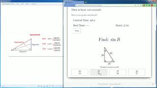 Delta Math Identifying Trig Ratios (Timed)