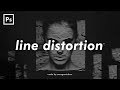 Photoshop Tutorial: Artistic Line Distortion Portrait (PS CC 2020) (EASY!) #photoshop #tutorial