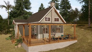 Amazing Beautiful The Tiny House - Awesome and Peaceful Cabin House Design