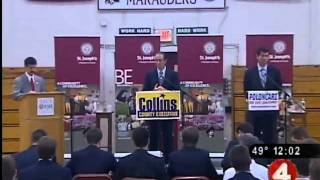 Sparks fly at Collins, Poloncarz debate