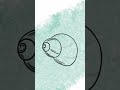 Beach Shell Line Art #shorts