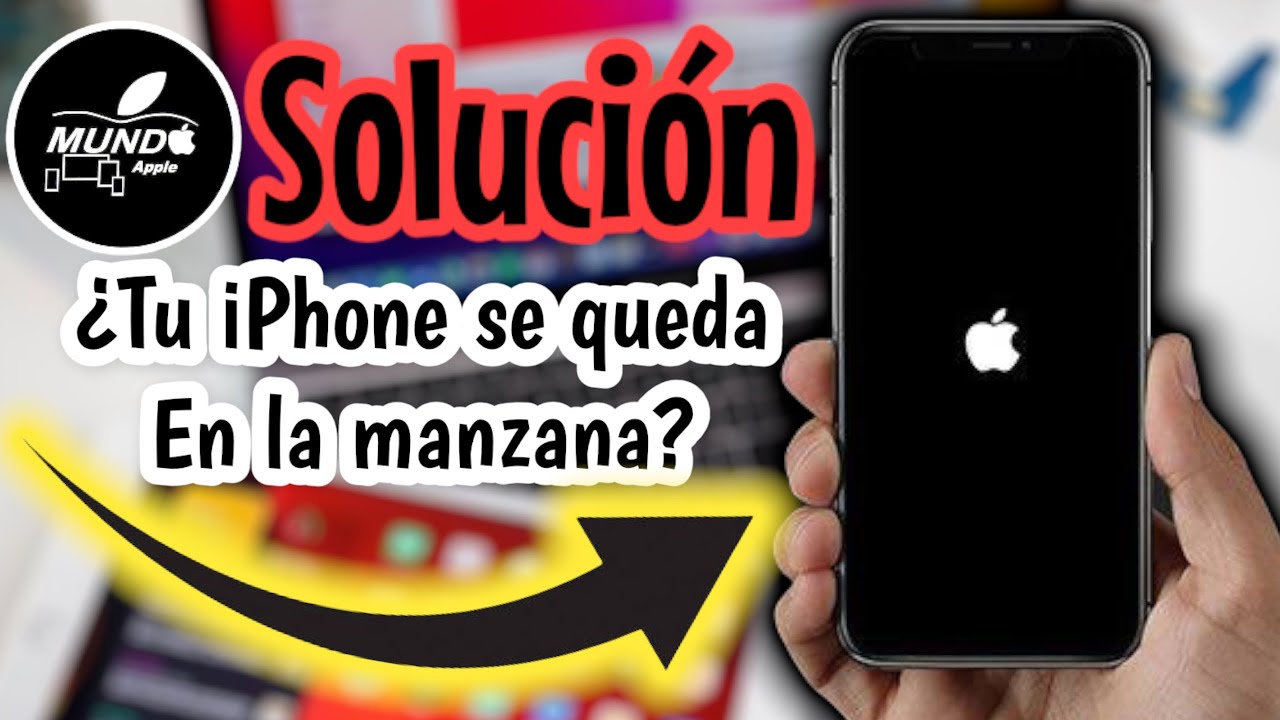 Mi iPhone se queda en la manzana 😱 - YouTube