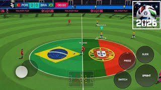 Football League 2026 ▪︎ Update 0.2.4 ▪︎ World Cup FINAL Portugal vs Brazil Gameplay screenshot 4