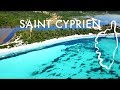 Plage saint cyprien  corse du sud  villa chjusella  drone 4k