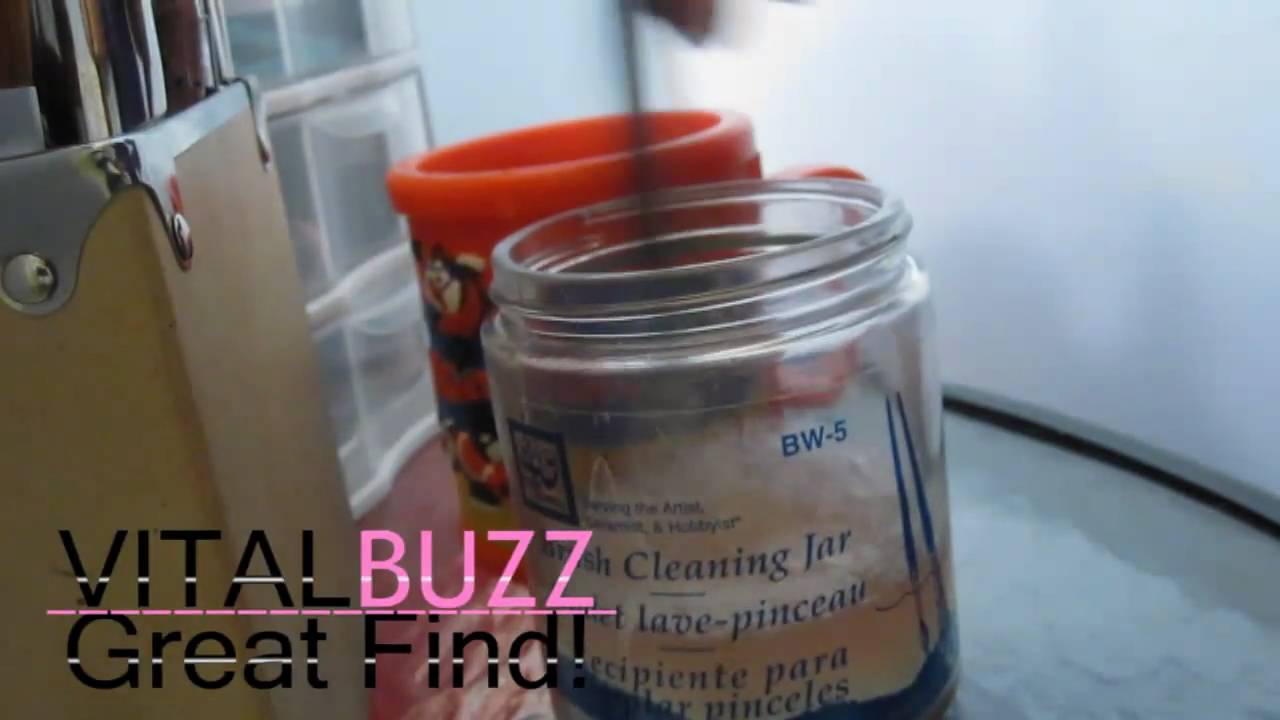 Buzz Brush Cleaning Jar! YouTube