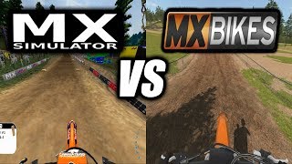 MX Simulator vs MX Bikes