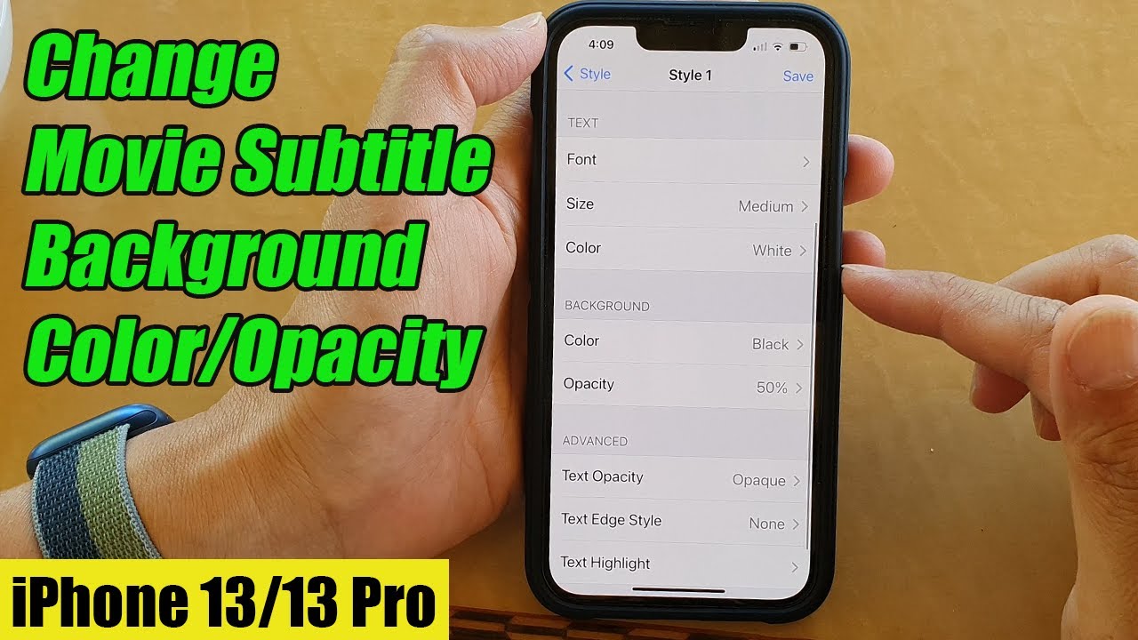 Bạn đã sở hữu chiếc iPhone 13/13 Pro và muốn thay đổi màu nền phụ đề phim sao cho phù hợp với khẩu vị của mình? Hãy xem hình ảnh được liên kết bên dưới để tìm hiểu cách thay đổi màu sắc phụ đề trên thiết bị iOS của bạn!