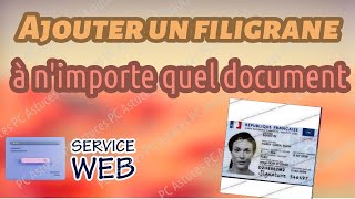 Ajouter Un Filigrane  Nimporte Quel Document