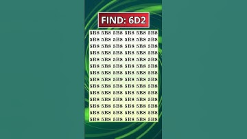 🧠 Test je ogen - Kun jij 5B9 spotten? #shorts #quiz #gkquiz