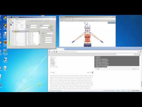 How to translate Japanese PMD models to English