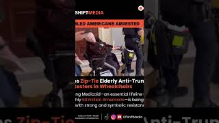 Capitol Police Arrest Protesters in Wheelchairs. Here’s they zip-tied disabled people in wheelchair.