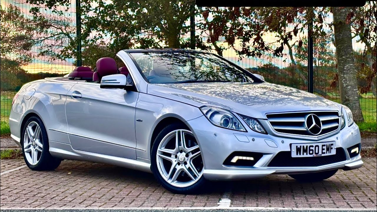 Mercedes E350 CDi Sport Convertible 3.0L Diesel - YouTube
