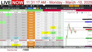🔴LTP Calculator Live |10 MAR idaddy blast | LTP calculator for NIFTY #nifty #bnknifty #idaddyblast