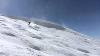 Mike's A-Basin cornice run