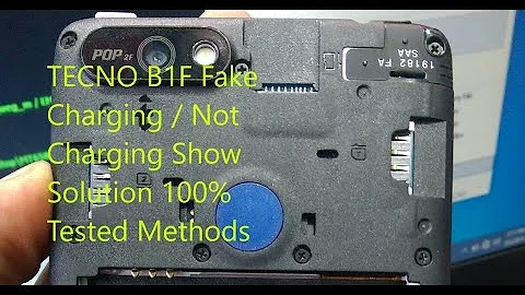 Tecno B1f phones me Slow / Fake charging problem || Charging Not Show ka solution in tecno phones |
