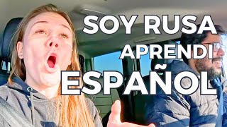 RUSA cuenta su LUCHA para aprender ESPAÑOL - Una Historia REAL!