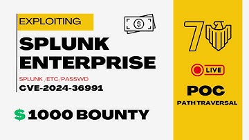 Live $1000 Bounty | Directory Traversal Attacks on Splunk Enterprise | Private bugbounty program2025