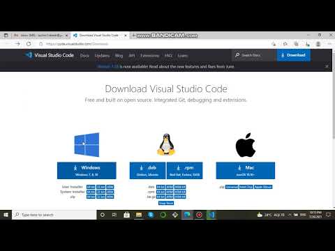 VScde download and install with path setting