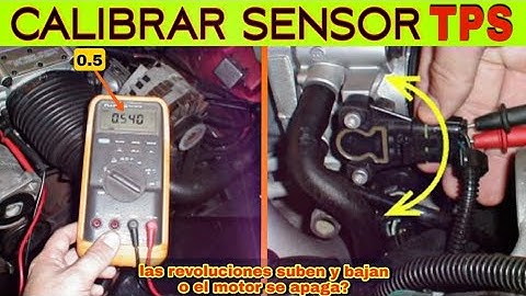 como calibrar sensor tps facil y rapido