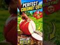 Perfect Coconut Cutting Skills 🤯 | #asmr #shorts #coconut #satisfying