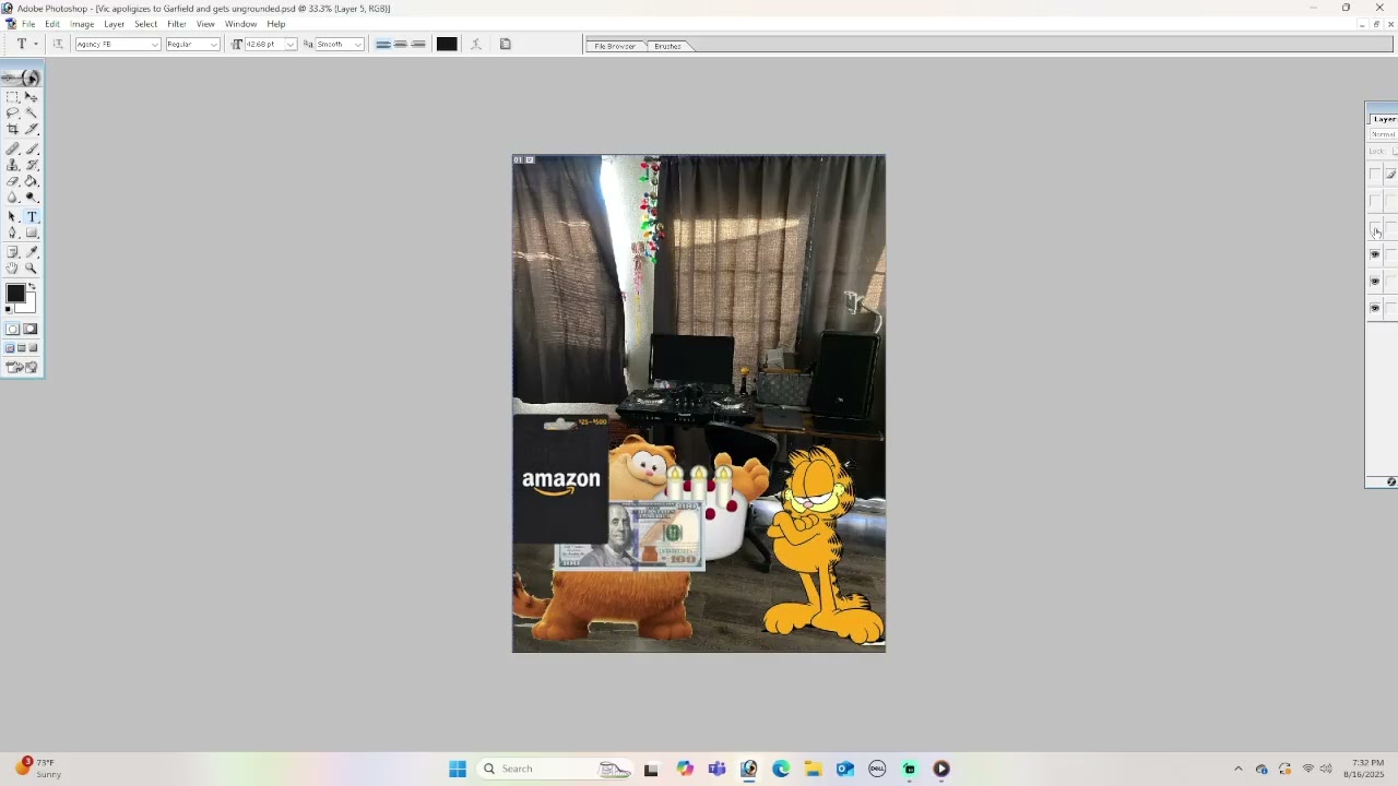 Vic apologizes to his son Garfield and gets ungrounded