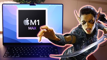 M1 Max Native Gaming Performance vs RTX 3070 140 Watt - WOW!