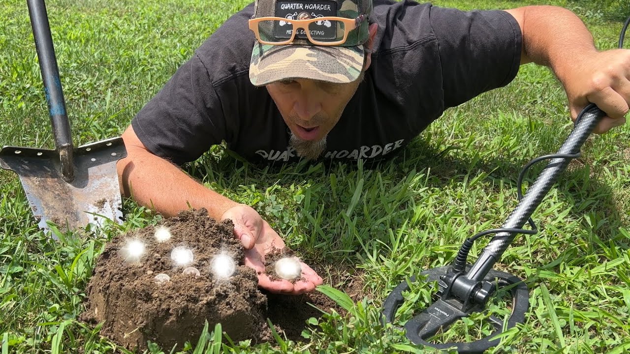 Absolute Frenzy! - Loads of Old Silver Coins Found Metal Detecting an ...
