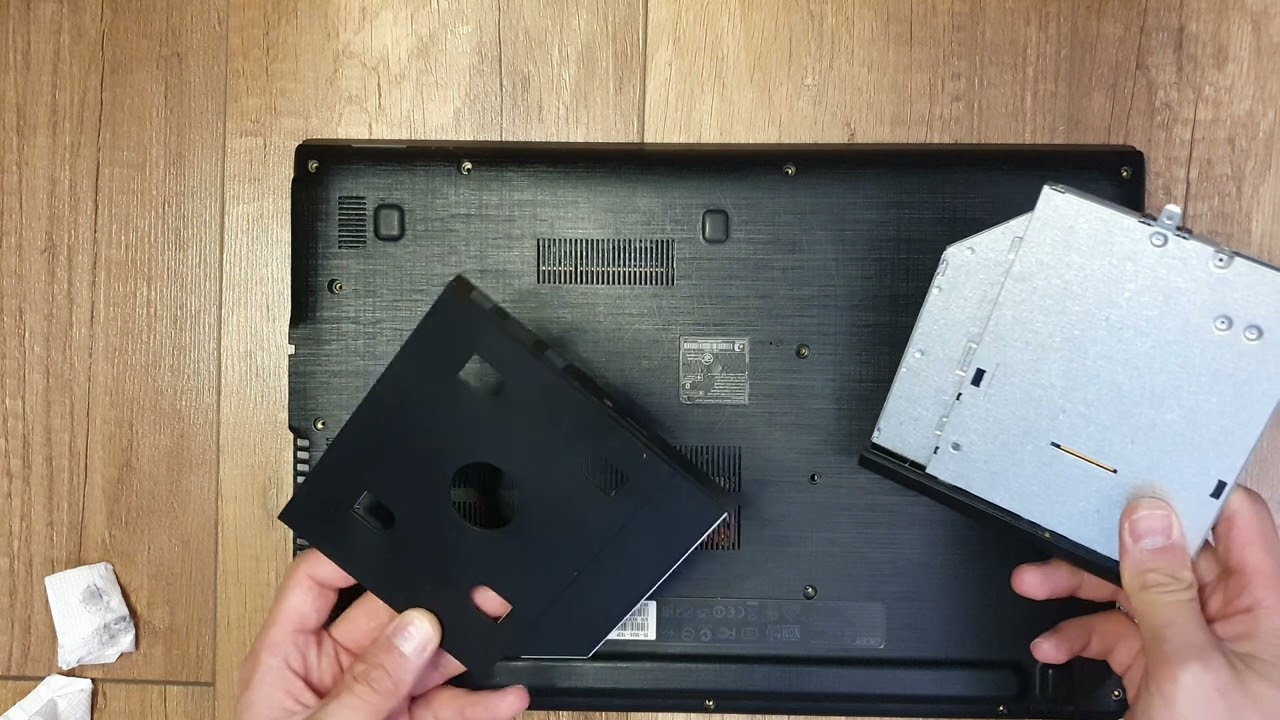 Разборка и профилактика ноутбука Acer E5-552G + модернизация/Upgrade ...