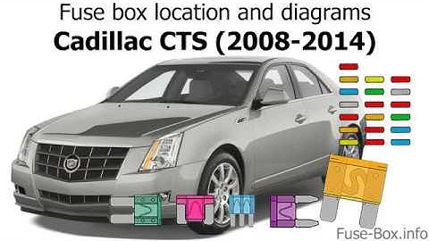 Fuse box location and diagrams: Cadillac CTS (2008-2014)