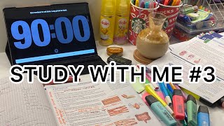STUDY WİTH ME| Sahura kadar birlikte çalışalım (no music)