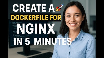 “Create a Dockerfile for NGINX  🚀 | DevOps Tutorial for Beginners 2025” #docker #devops #cloud #tech