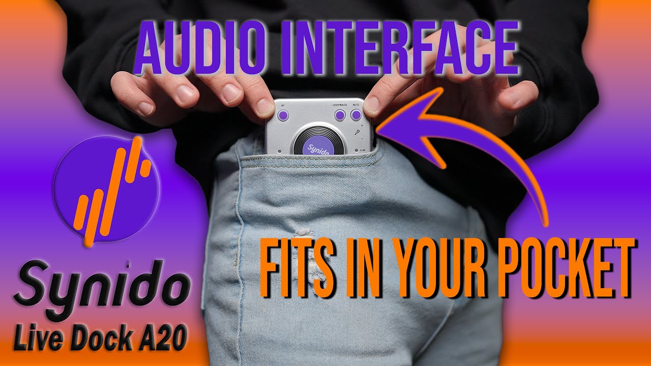 Это самый портативный аудиоинтерфейс на рынке?? (SYNIDO Live Dock A20)