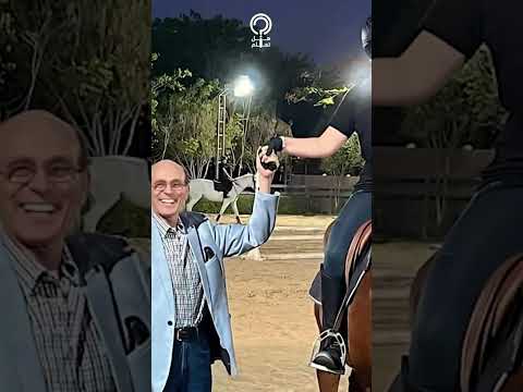 ليلى حفيدة محمد صبحي تبهر الجميع بجمالها والمتابعين الفارسة