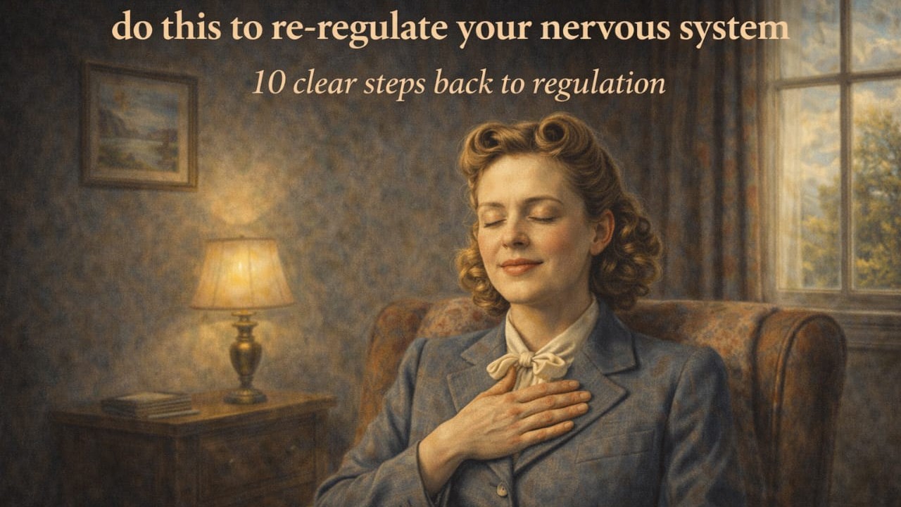 How To Regulate Your Nervous System - YouTube