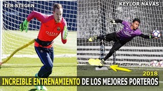 ASÍ ES EL BRUTAL ENTRENAMIENTO DE LOS MEJORES PORTEROS DEL FUTBOL