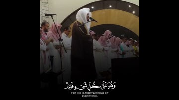 تلاوة ابداعية للشيخ ياسر الدوسري. من سورة الروم