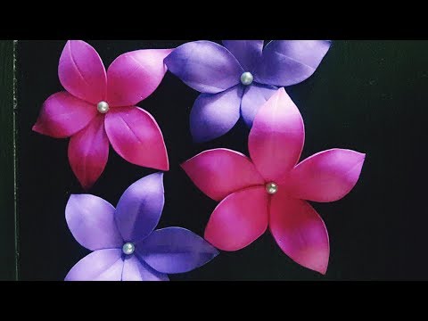 HOW TO MAKE EASY LOW COST FOAM FLOWERS FOR HOME DECOR
