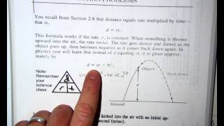 Vertical Motion In Motion Football Problem