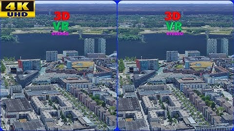 3D video, Netherlands, Almere 3D, VR, Stereogram, Magic eye, 3D SBS, Google Earth, 네덜란드 매직아이