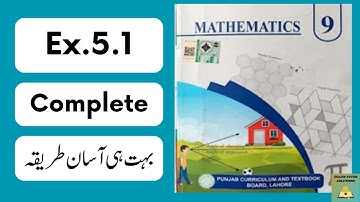 Exercise 5.1 Class 9 Math Chapter 5 | Linear Equation & Inequality | New Book 2025