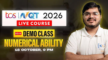 TCS NQT 2026 - Numerical Ability | TCS NQT 2026 Preparation | TCS Questions | FREE Live Demo Class