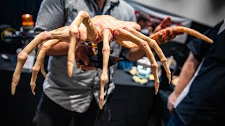 Lifelike Animatronic Facehugger Practical Effects Puppet!