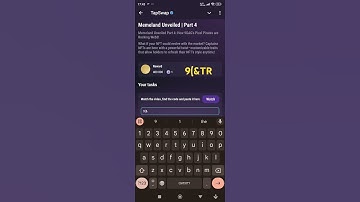 Tapswap code today 9.11 * Memeland Unveiled | Part 4 #earn #code #meme #memeland #new