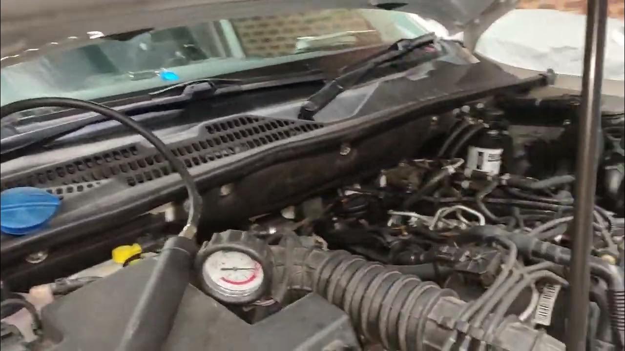 Volkswagen Amarok 2.0L TDI Pressure testing cooling system after