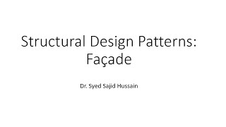 Facade design pattern in Java - Urdu/Hindi