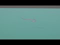 Fly Casting Simulation TRY10 2nd try at the snake roll スネークロールの改善中です